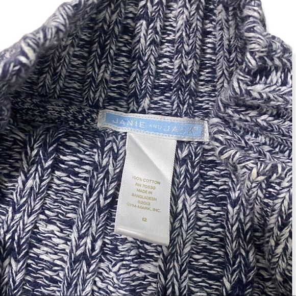 Janie and Jack Toddler Boys Knit Full Zip Sweater Size 12 - Picture 3 of 3